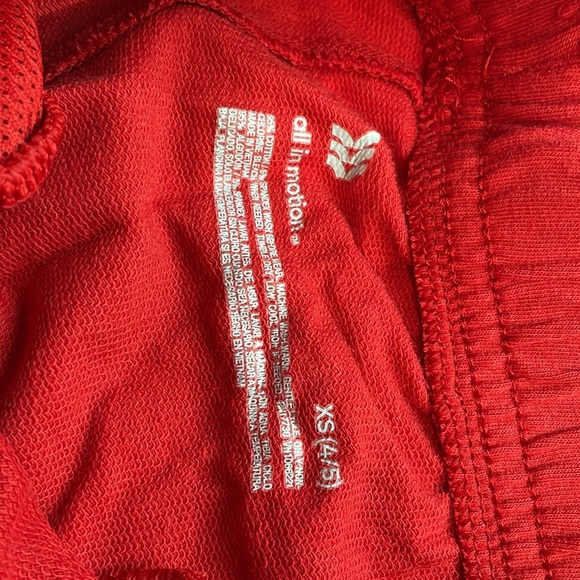 Boys All In Motion Red Shorts with Elastic Waistband and Pockets - Picture 8 of 8